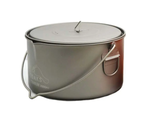Каструля з розкладними ручками Toaks Titanium 2000ml Pot with Bail Handle