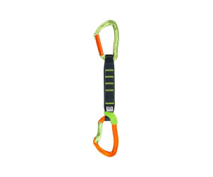 Відтяжка із карабінами Climbing Technology NIMBLE EVO PRO Set NY 17 cm - tapered black sling orange/gr