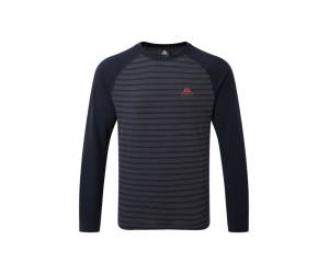 Футболка Mountain Equipment Redline LS Tee, Cosmos stripe/Cosmos