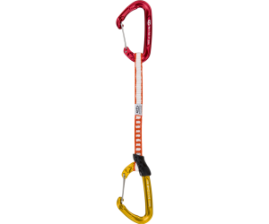 Відтяжка із карабінами Climbing Technology Fly-Weight EVO Red and Gold colour carabiners DY sling 10 mm white/red