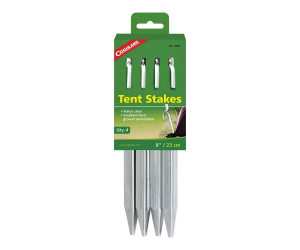 Колышки для палатки Coghlans Steel Tent Stakes - 9" - 4 Pack 9809