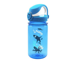 Пляшка Nalgene OTF Cap and Chomp Artwork Slate 12oz w/Glacial 350ml 