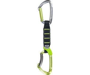 Відтяжка із карабінами Climbing Technology Lime SET NY PRO - Anodized Carabiners - New tapered sling - black / grey colour (18/25mm)