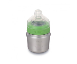Пляшечка для годування Kid Kanteen Baby Bottle Brushed Stainless 148 мл (0–6 месяцев)