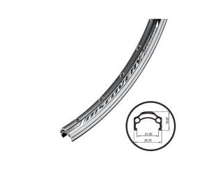 Обод Weinmann DISCOVERY черный с проточкой 28 Series