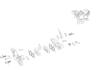 Калипер Sram BLACK 13 ELIXIR 5 LO