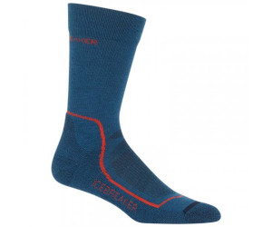 Носки Icebreaker Hike+ Light Crew PRUSSIAN BLUE/Midnight Navy/CHILI RED