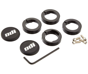Замки для грипс ODI Lock Set Jaw Clamps w/Snap Caps - Black (чорні)