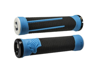 Гріпси ODI AG-2 Signature V2.1 Lock On, Black/Blue w/Black Clamp, чорно-сині з чорними замками
