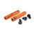 Грипсы WeThePeople PERFECT without flange 165mm Ø 29.5mm рыжие с черными разводами, с брелком барендом