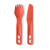 Набор столовых приборов Sea to Summit Passage Cutlery Set (2 предмета, Spicy Orange)