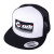 Кепка ODI FADE Hat Flat Bil BLk/Wht