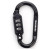 Карабін Munkees Combi Lock Carabiner D-Shape black