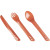 Виделка, ложка, ніж Lifeventure Ellipse Cutlery rust