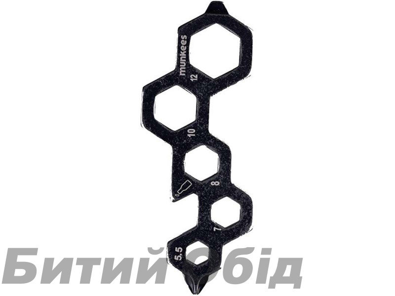 Брелок-мультиінструмент Munkees 2539 Tool Caterpillar black