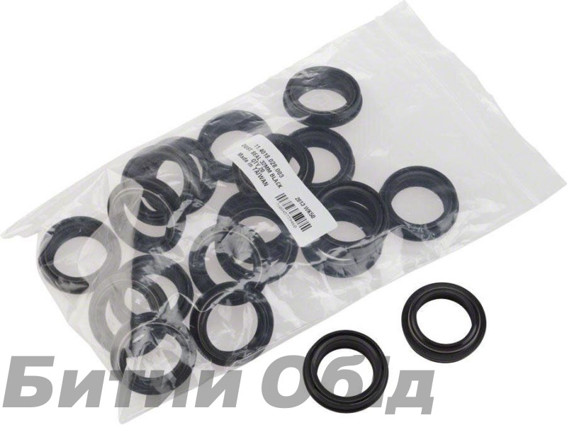 Пыльники DUST SEAL 32MM BLACK QTY 