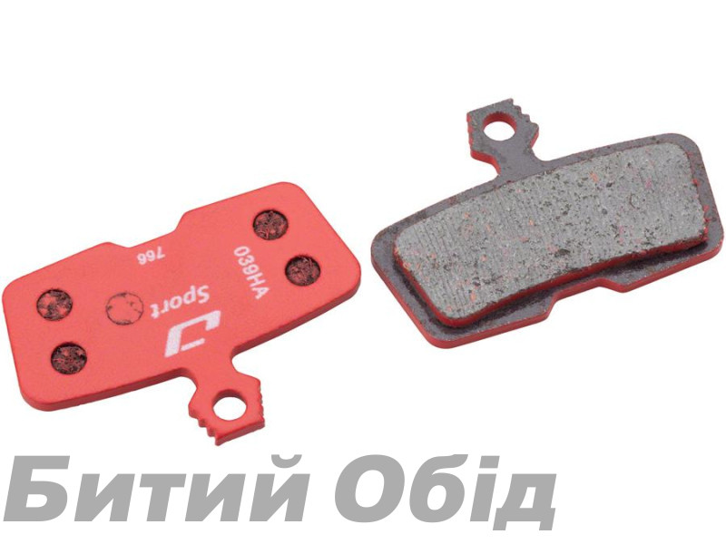 Колодки гальмівні диск. JAGWIRE Red DCA009 (2 шт) - SRAM® Code RSC (A1), Code R (B1), Code (2011-2016)