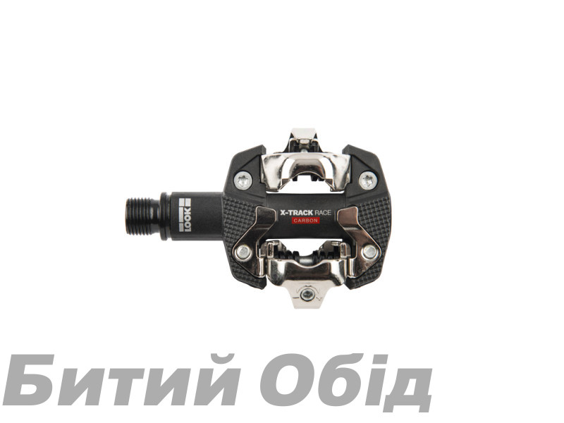 Педаль Look X-TRACK RACE CARBON, карбон, ось chromoly 9/16", черная