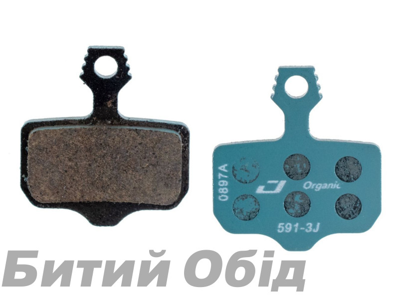 Колодки гальмівні диск JAGWIRE Organic Sport Disc DCA779 (2 шт) - Avid Elixir CR, Elixir R
