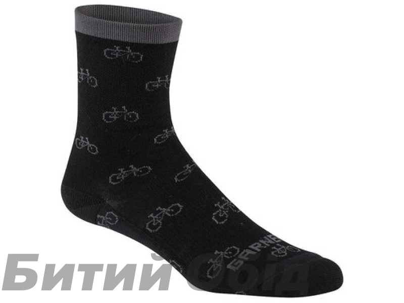 Носки Garneau Merino 60 Socks BLk/Asphalt L/XL Носки Garneau Merino 60 Socks BLk/Asphalt L/XL