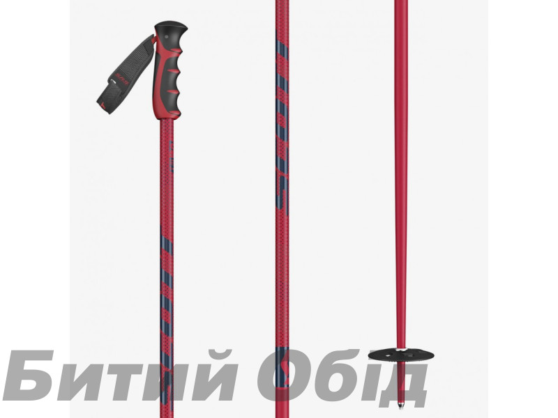 Палки горнолыжные SCOTT TEAM ISSUE красные Палки горнолыжные SCOTT TEAM ISSUE красные
