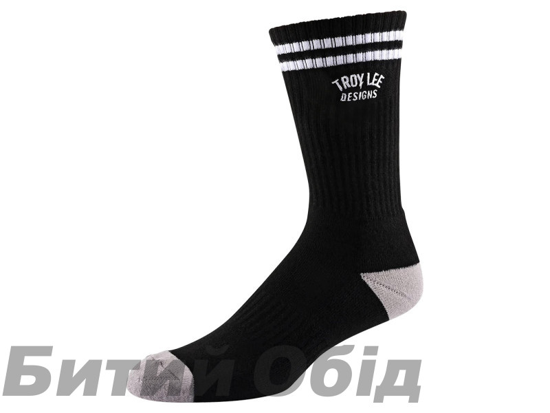 Велосипедные носки TLD CREW SOCK; TLD BOLT [BLACK] MD