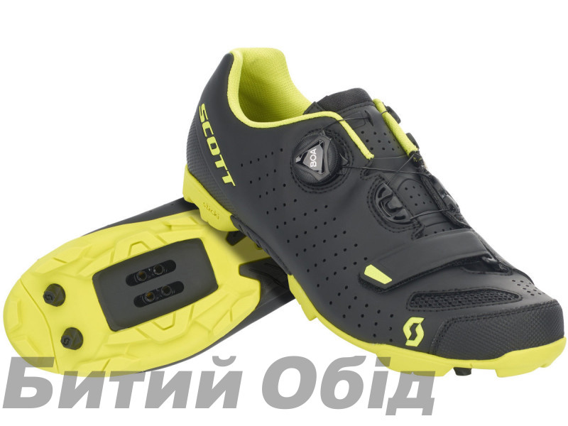 Велотуфли SCOTT MTB COMP BOA чёрный мат/жёлтый