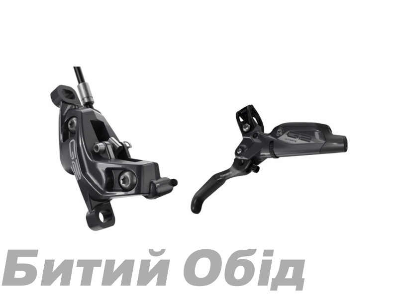 Тормоза SRAM G2 Ultimate. Carbon Lever. Ti Hardware. Reach. SwingLink. Contact. Gloss Black Front 950mm Hose (includes MMX Clamp. Rotor/Bracket sold separately) A2