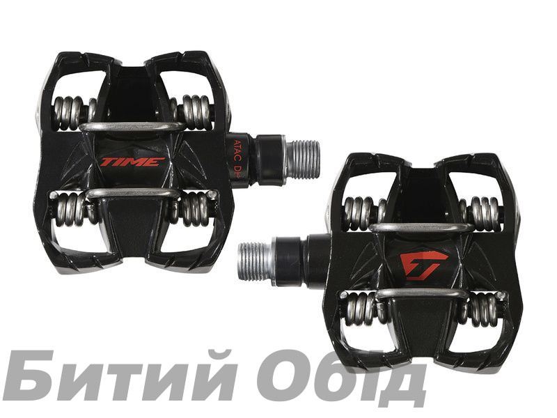 Педали контактные TIME ATAC DH 4 Downhill/Trail pedal, including ATAC cleats, Black
