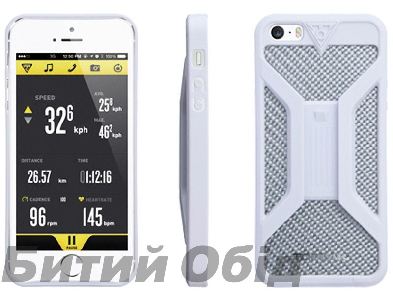 Чехол для телефона Topeak RideCase iPhone 5/5S 20г белый
