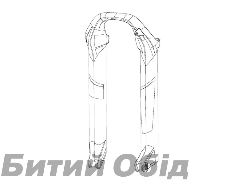 Штани RockShox PIKE DJ 26 SIL