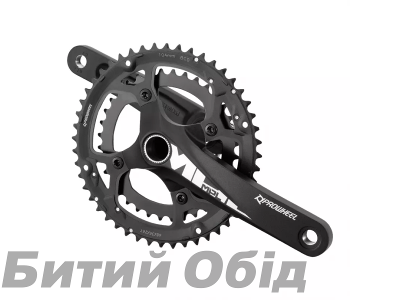 Комплект шатунів PROWHEEL MPL-751-TT (9S) 48/36т black