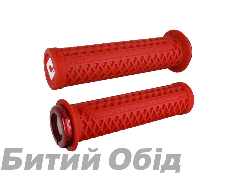 Грипси ODI Vans v2.1 Lock-On MTB Closed End 135mm Red Checker