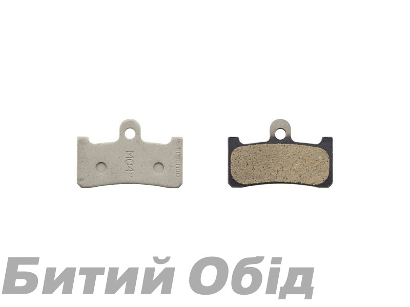 Гальмівні колодки SHIMANO M04, полімер/resin