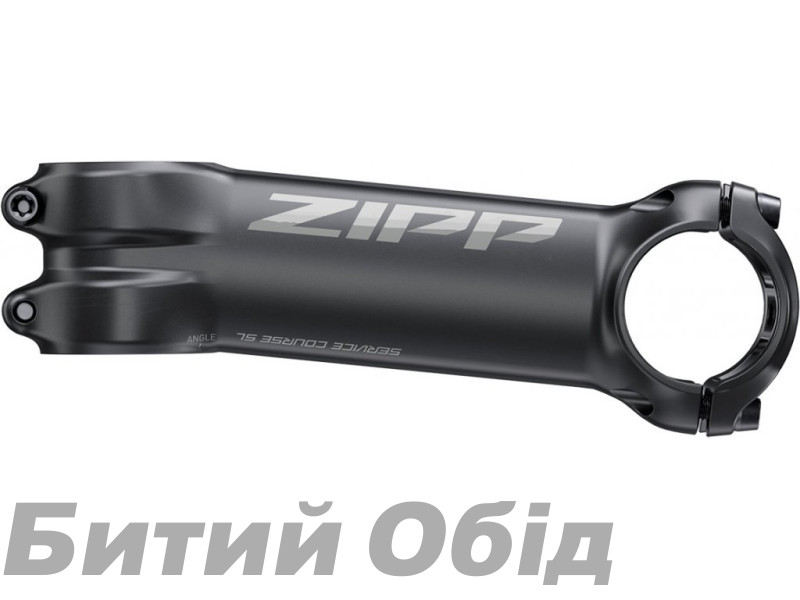 Вынос ZIPP Stem Service Course SL-OS 6° 1.125-1.25 Matte Black w/ Gloss Logos, Universal Faceplate B2