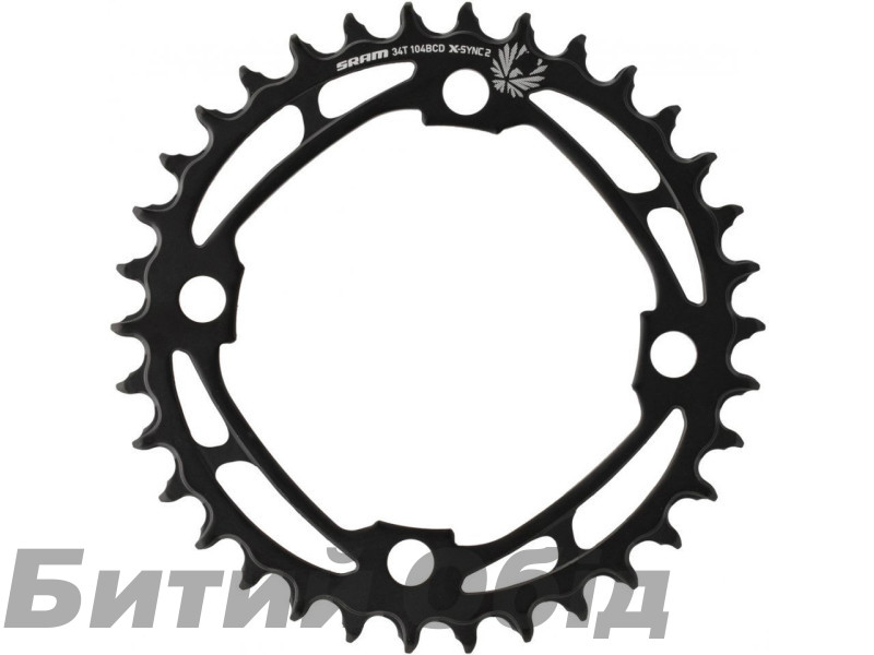 Звезда SRAM X-SYNC 2 104 BCD Steel Eagle Black Звезда SRAM X-SYNC 2 104 BCD Steel Eagle Black