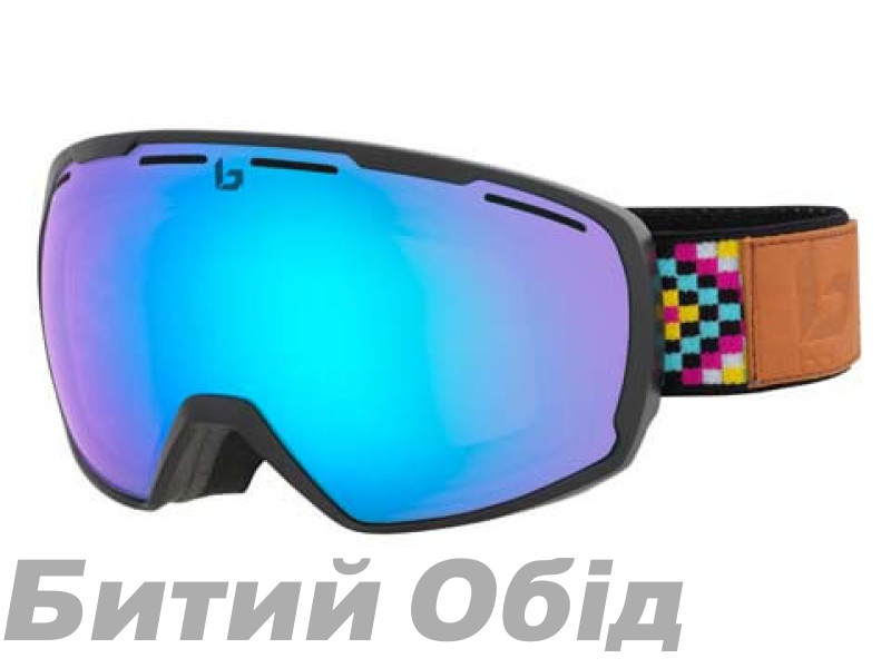 Маска гірськолижна Bolle LAIKA Matte Black Ethnic