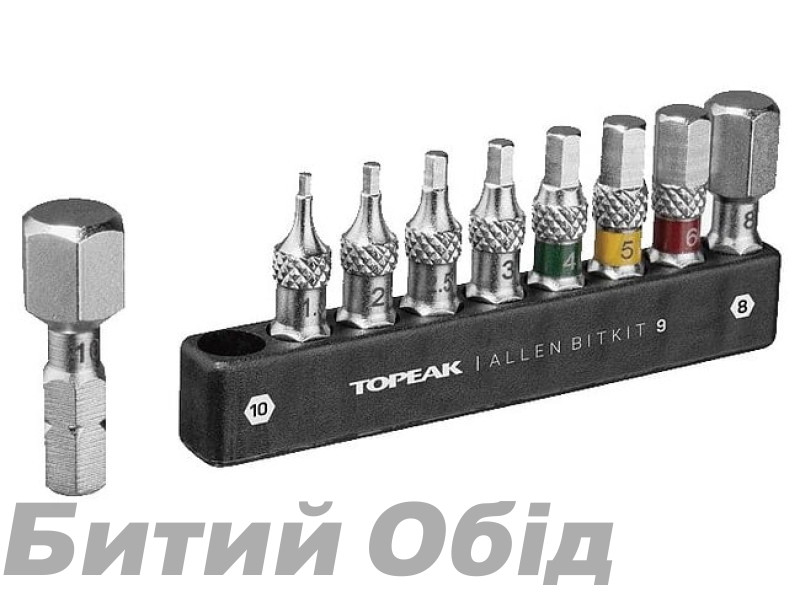 Набір біт для інструм Topeak Allen Bitkit 9 67г