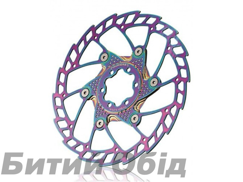 Ротор тормозной Fouriers D1P IS+СL адапт нерж сталь 63+25г титан анод 