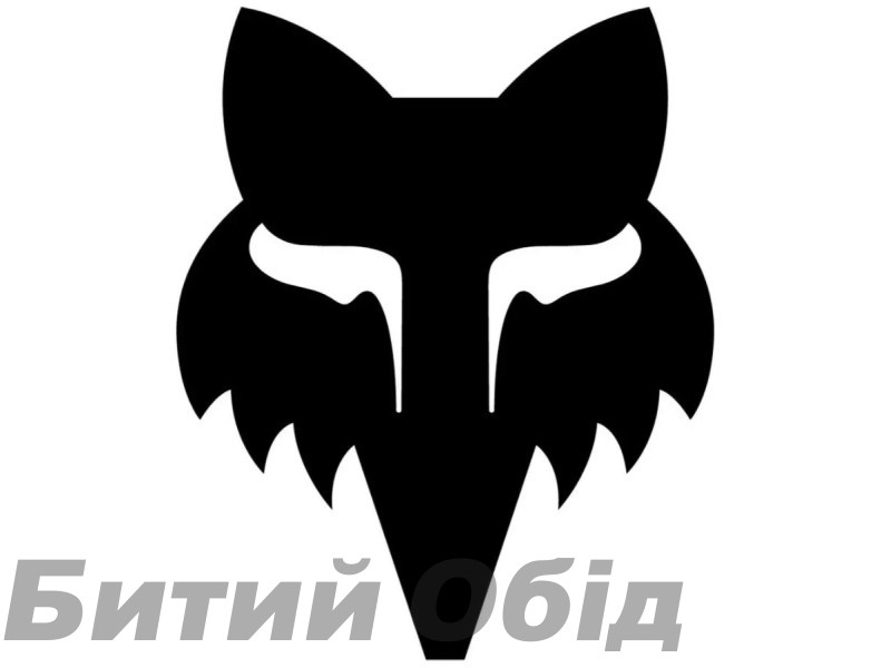 Наліпка FOX HEAD DIE CUT 2.5 [Black]