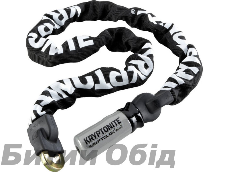 Велозамок ланцюг KRYPTONITE KRYPTOLOK 912 INTEG 9,5 x1200 мм замок із ключем