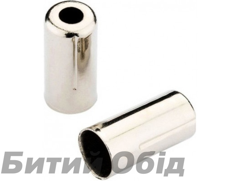 Колпачок на рубашку JAGWIRE Open BOT115-3 - торм. 5мм - Chrome алюм. (200шт)