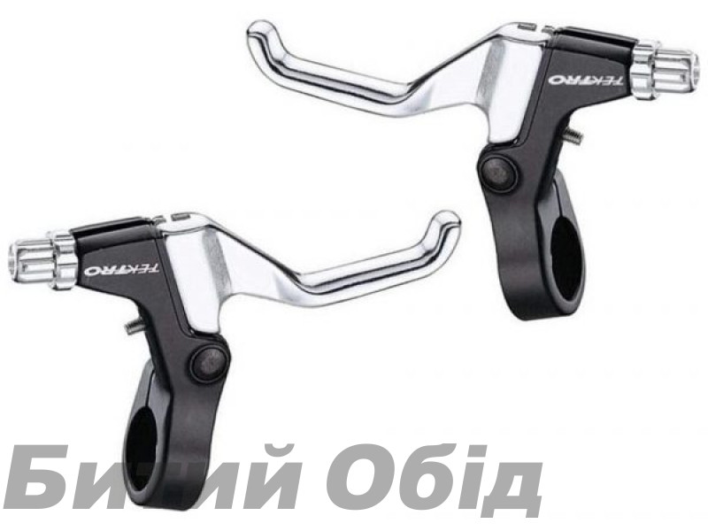 Тормозная ручка Tektro 316AG для BMX и детских велосипедов черный корпус, серебристый рычаг, штука