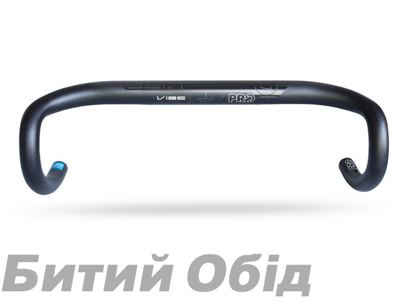 Руль PRO Vibe Di2 compact, 38cm/31,8 mm, черный Руль PRO Vibe Di2 compact, 38cm/31,8 mm, черный