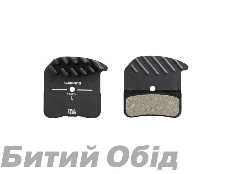 Тормозные колодки Shimano H03A, полимер/resin