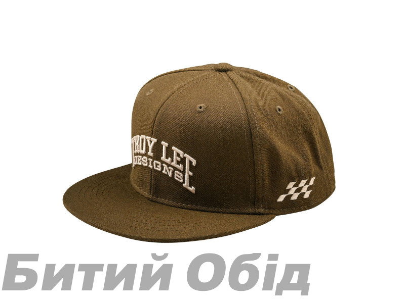 Кепка TLD FLAT BILL SNAPBACK; SCHOLAR [OLIVE] OSFA