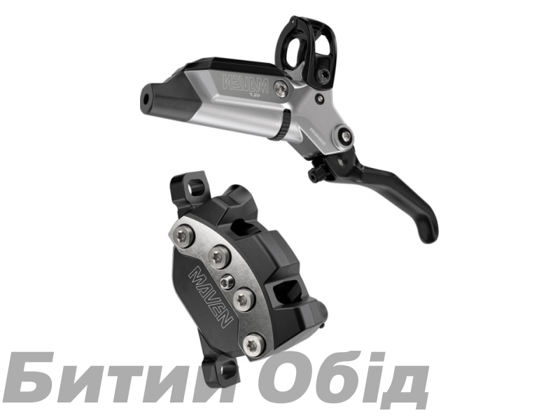 Тормоза Дисковые SRAM Maven Ultimate Stealth - Aluminum Lever, Ti Hardware, Reach/Contact Adj ,SwingLink, Clear Ano Hose (includes MMX Clamp,20P-2 Bracket) A1