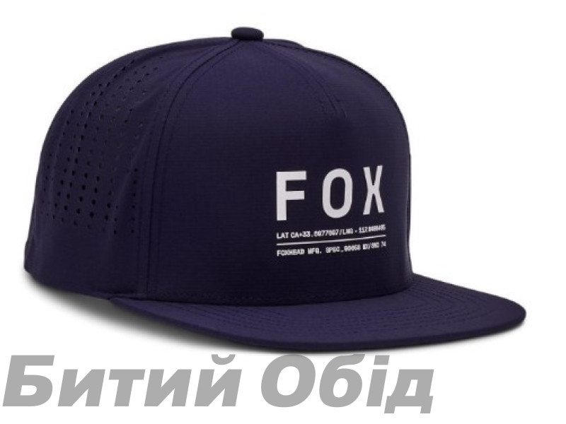 Кепка FOX TECH SnapBack Hat - NON STOP, One Size