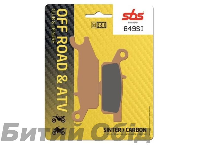 Тормозные колодки SBS Sport Brake Pads, Sinter/Carbon 849SI