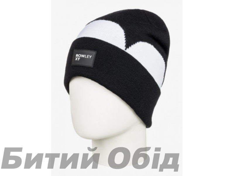 Шапка Roxy ROWLEYBEANIE HDWR KVJ0 true black Шапка Roxy ROWLEYBEANIE HDWR KVJ0 true black